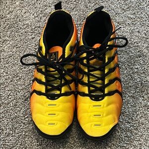 Nike Vibrant Yellow and Orange Athletic Shoes